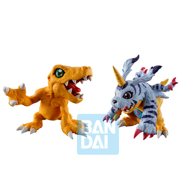 Bandai Spirits Ichibansho Figure Agumon & Gabumon (Digimon Ultimate Evolution!) "Digimon Adventure"