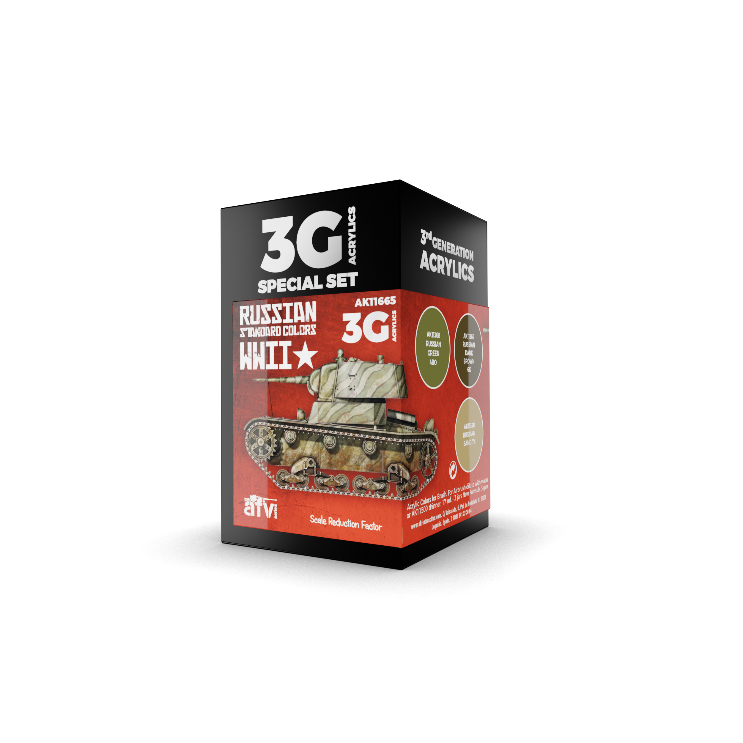 AK Interactive 3G Russian Standard WWII Combo | 8435568311299