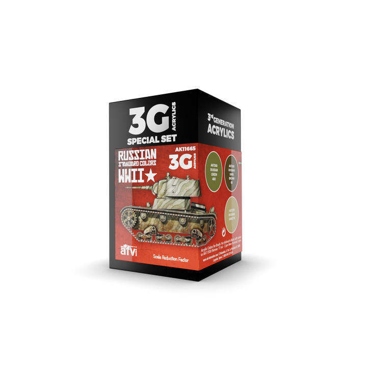 AK Interactive 3G Russian Standard WWII Combo | 8435568311299