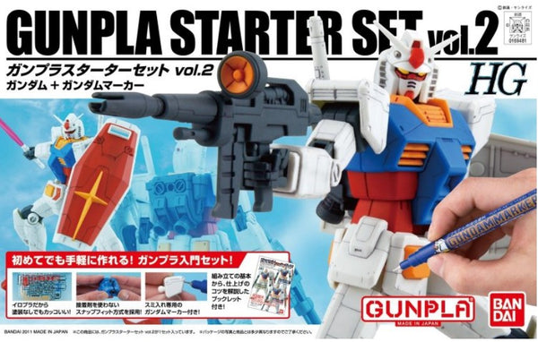 Bandai GunPla Starter Set 2: Gundam Ver G30th, Bandai HGUC