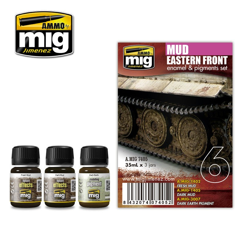 Ammo Mig Easter Front Mud Weathering Set