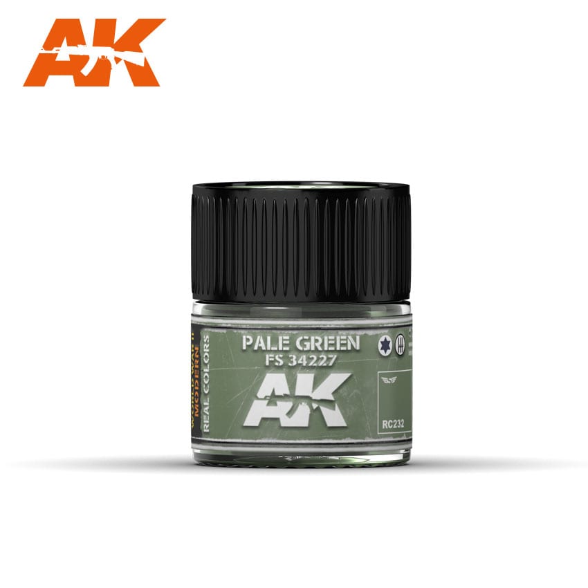 AK Interactive Real Colors Pale Green FS 34227 10ml | 8436564925336