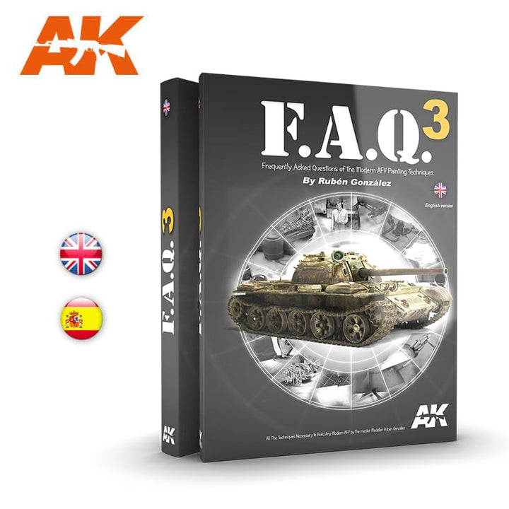 AK Interactive FAQ 3 Military Vehicles  - English | 8435568300286