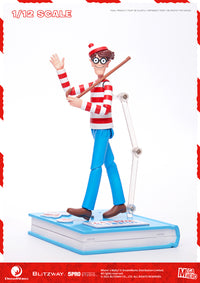 Blitzway Waldo 1/12th Scale Action Figure (Normal version) 'Where's Waldo', 5Pro Studio MEGAHERO Series | 880932147949