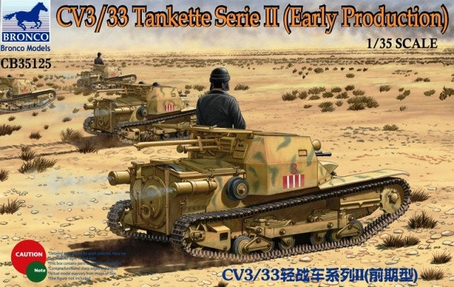 Bronco Models 1/35 CV3/33 Tankette Series II Early Prod | 6970162339116