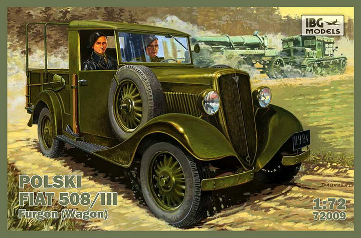 IBG Models 1/72 Polski Fiat 508/III furgon (wagon) | 5907747900097