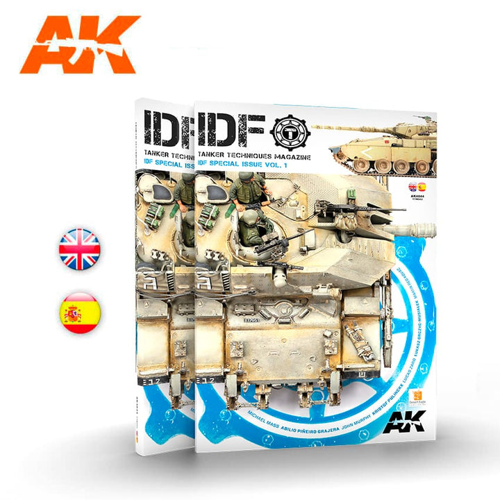 AK Interactive TANKER Special 'IDF Vol.1' - Bilingual | 8435568309135