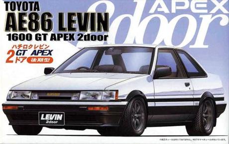 Fujimi 1/24 Toyota AE86 Levin 2-door APEX Late