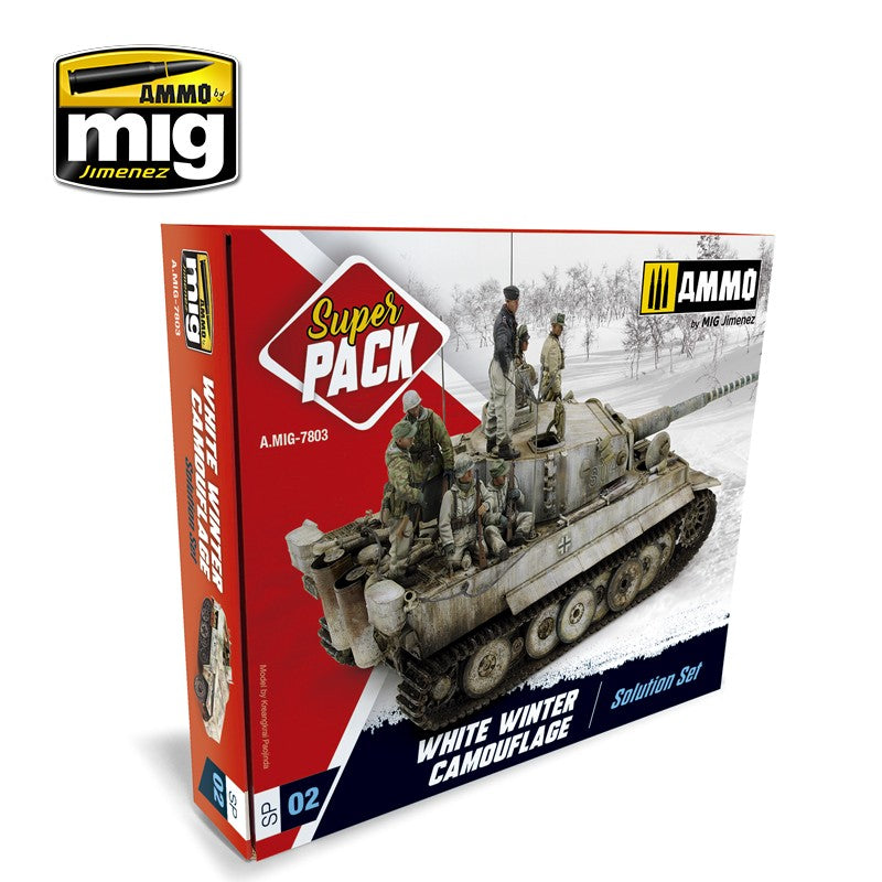 Ammo Mig White Winter Camouflage Solution Set | 8432074078036