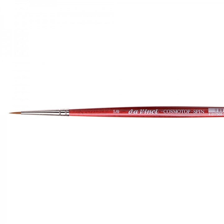 Da Vinci Cosmotop Spin Series 5580 Watercolor Brush - Round, Short Handle, Size 5/0 | 4017505118501