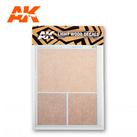 AK Interactive Light Wood Decals | 8435568306905