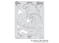 IWATA Artool Patriotica Eagle One Freehand Airbrush Template by Craig Fraser | 758240138044