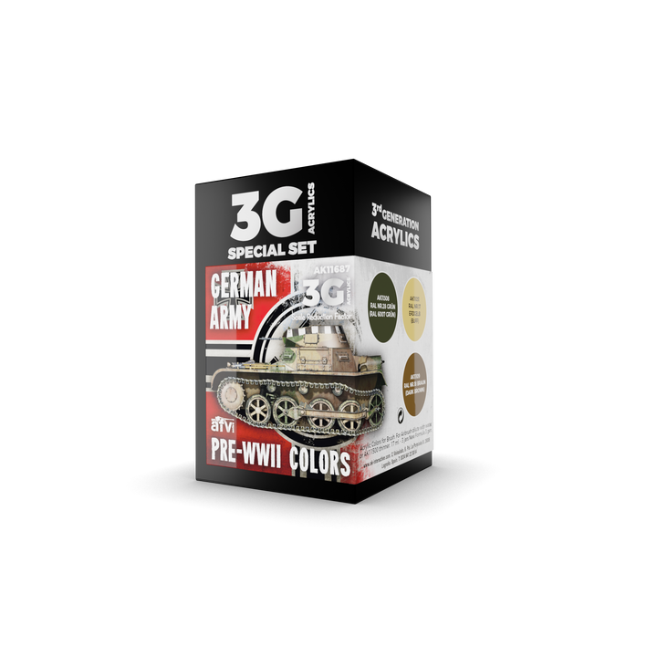 AK Interactive 3G German Army Pre-WWII Colors | 8435568312401