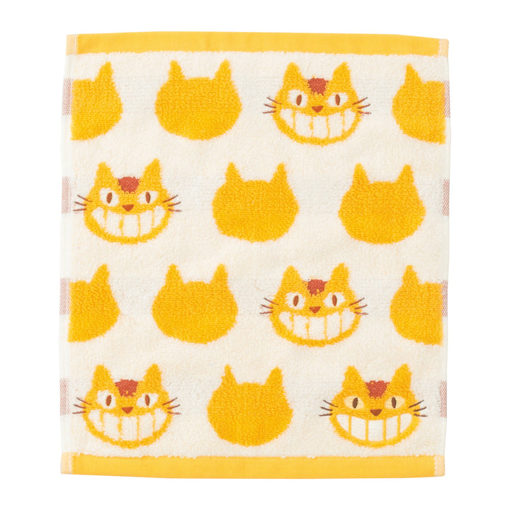 Marushin Studio Ghibli Silhouette Towel Series Catbus - (Wash Towel) 'My Neighbor Totoro', Size: 13" x 14.17" | 4992272649260