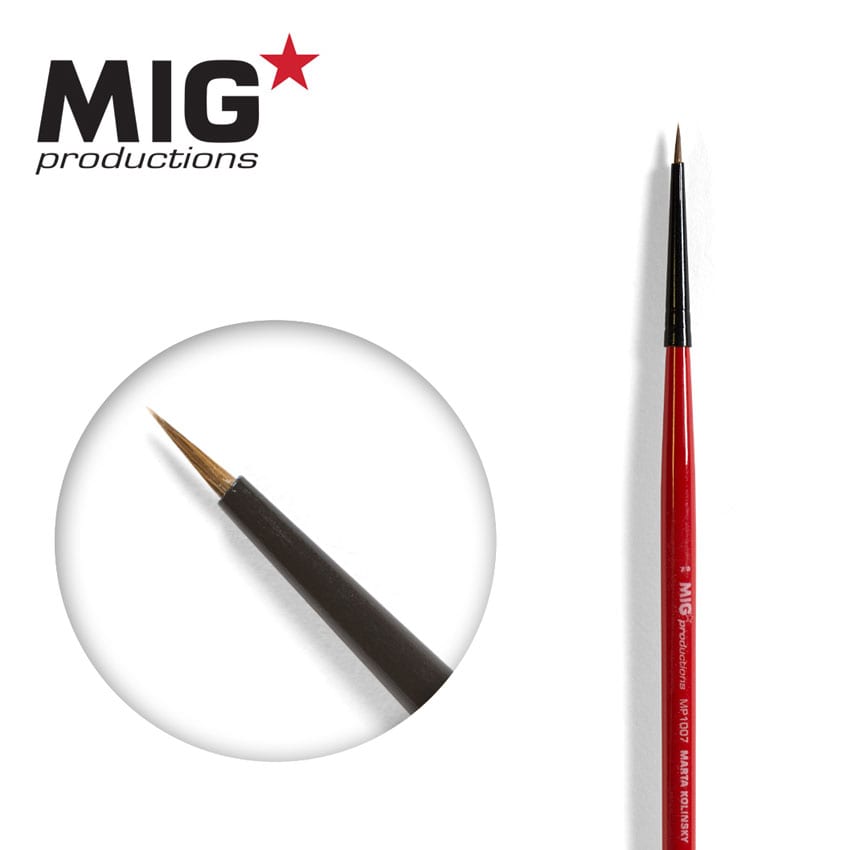 MIG Brush Round 7/0 (Marta Kolinsky) | 8436564928320