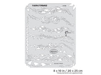 IWATA Artool Tiki Master II Tropic Tribals Freehand Airbrush Template by Dennis Mathewson | 758240132899