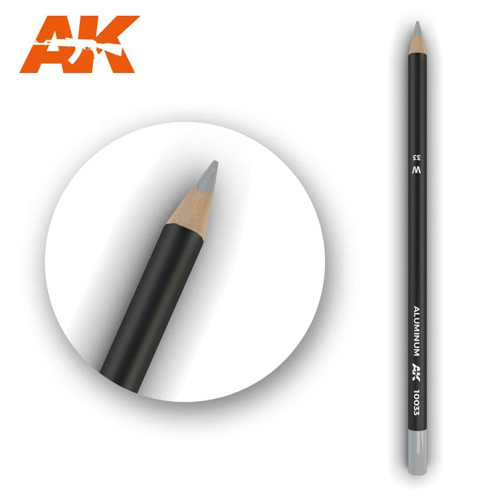 AK Interactive Weathering Pencil - Aluminum (Box - 5 Units) | 8436564929341