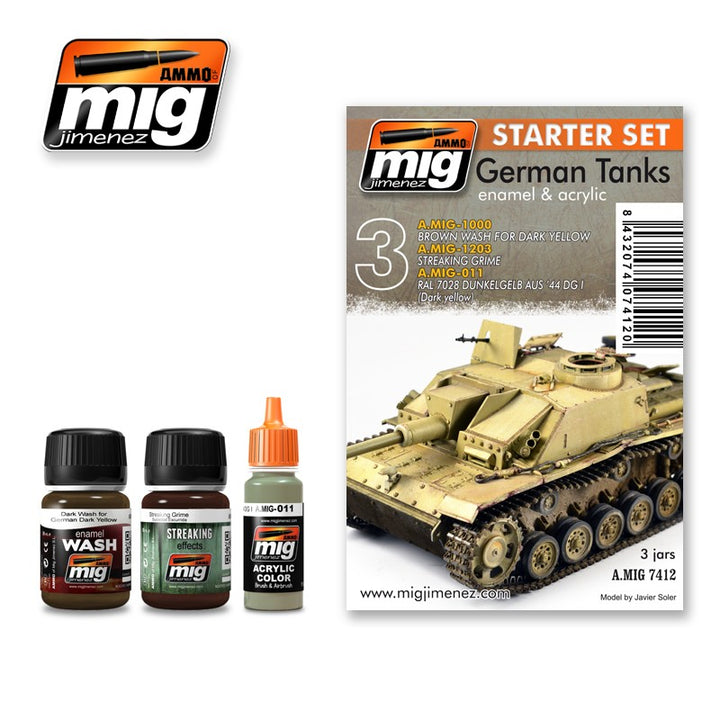 Ammo Mig German Tanks Starter Weathering Set | 8432074074120