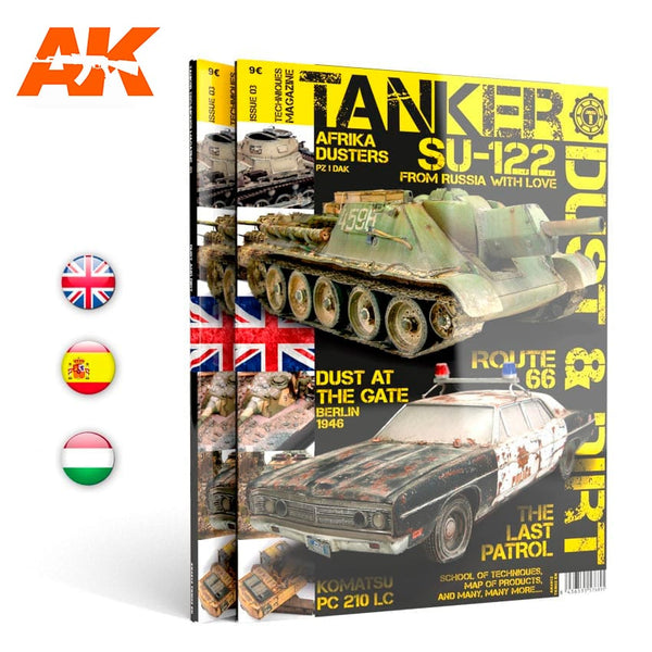 AK Interactive TANKER 03 'DUST & RUST' - English