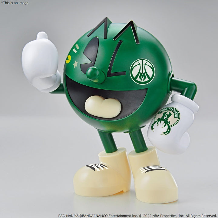 Bandai x NBA Entry Grade Pac-Man Milwaukee Bucks Model Kit | 4573102632203