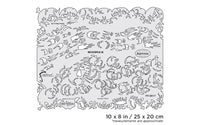 IWATA Artool Return of Skullmaster Multiple II Freehand Airbrush Template by Craig Fraser | 758240138174