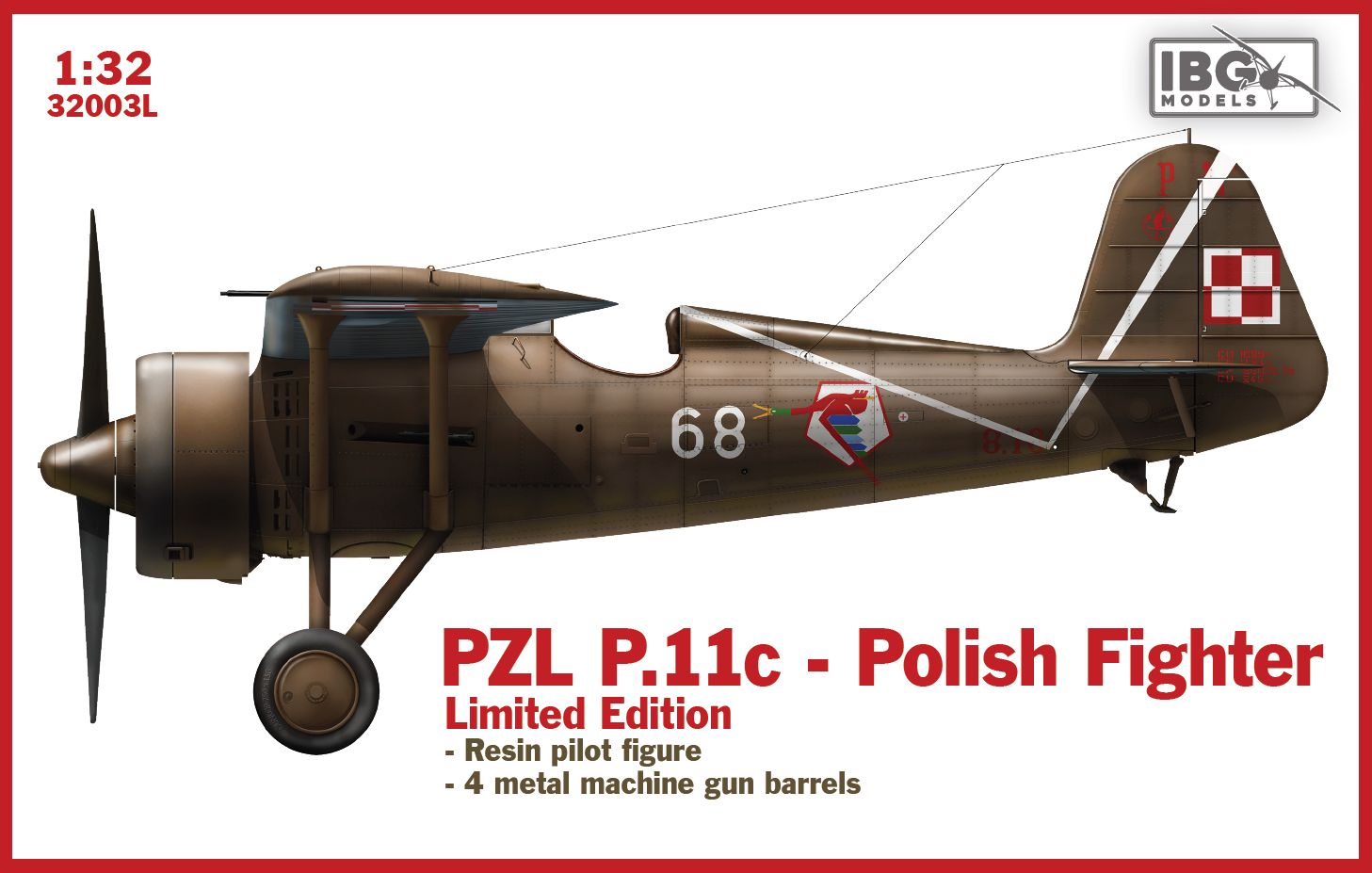 IBG Models 1/32 PZL P.11c - Polish Fighter Limited Edition | 5907747901544