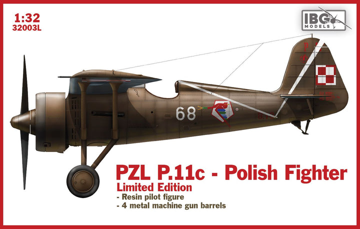 IBG Models 1/32 PZL P.11c - Polish Fighter Limited Edition | 5907747901544