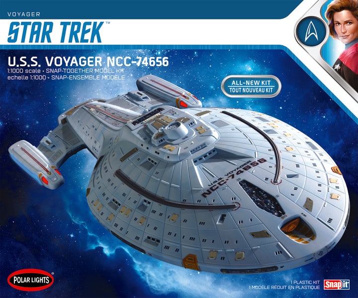 Polar Lights 1/1000 Star Trek USS Voyager Snap | 849398043608
