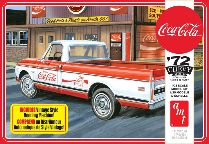 AMT 1/25 1972 Chevy Pick Up with Coca-Cola Vending Machine | 849398046562