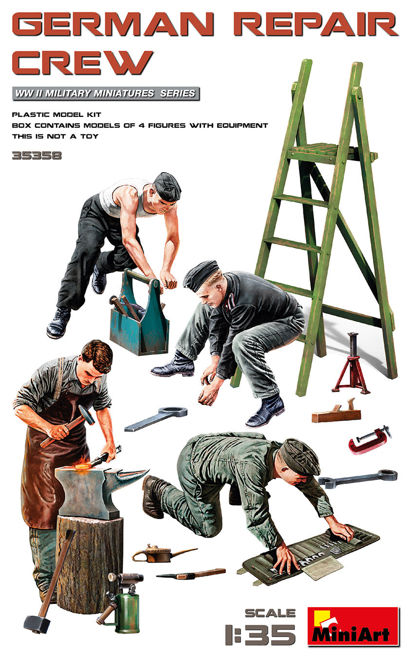 Miniart 1/35 German Repair Crew | 5905090346135