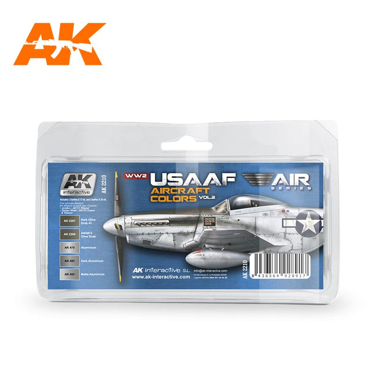 AK Interactive WW2 USAAF Aircraft Colors Vol 2 | 8436564928917