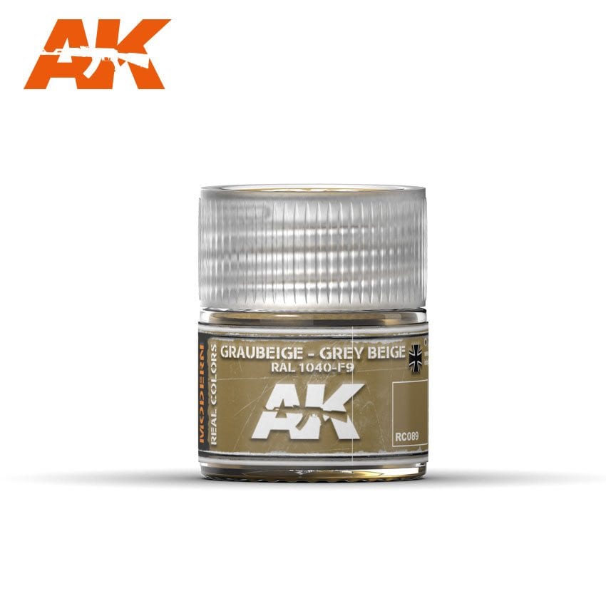 AK Interactive Real Colors Graubeige-Grey Beige RAL 1040-F9 10ml | 8436564923226