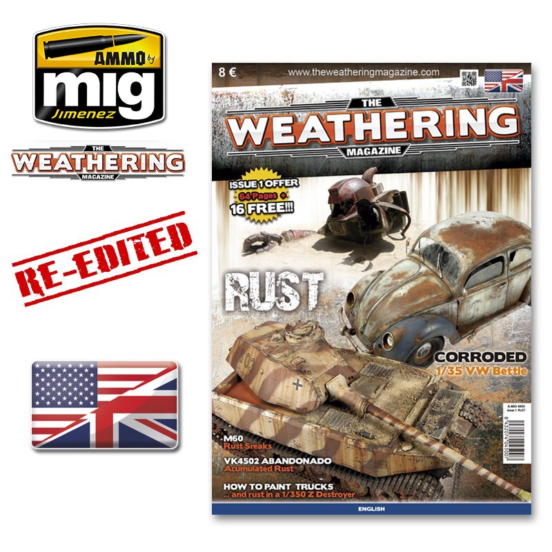 Ammo Mig The Weathering Magazine No 1: Rust (English) | 8432074045007