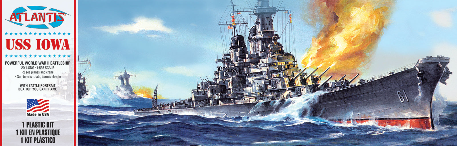 Atlantis USS Iowa Battleship 1/535 | 850002740004