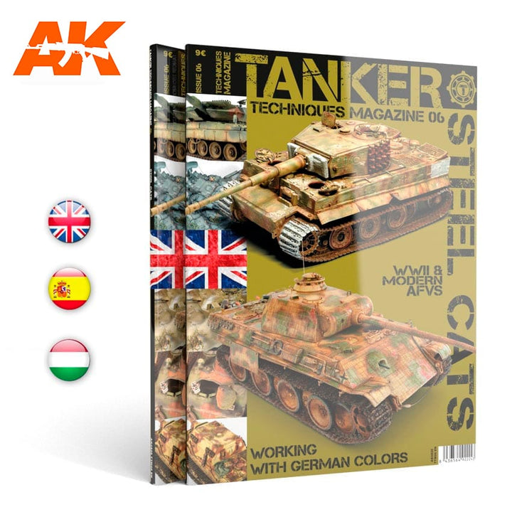 AK Interactive TANKER 06 'STEEL CATS' - English | 8436564922243