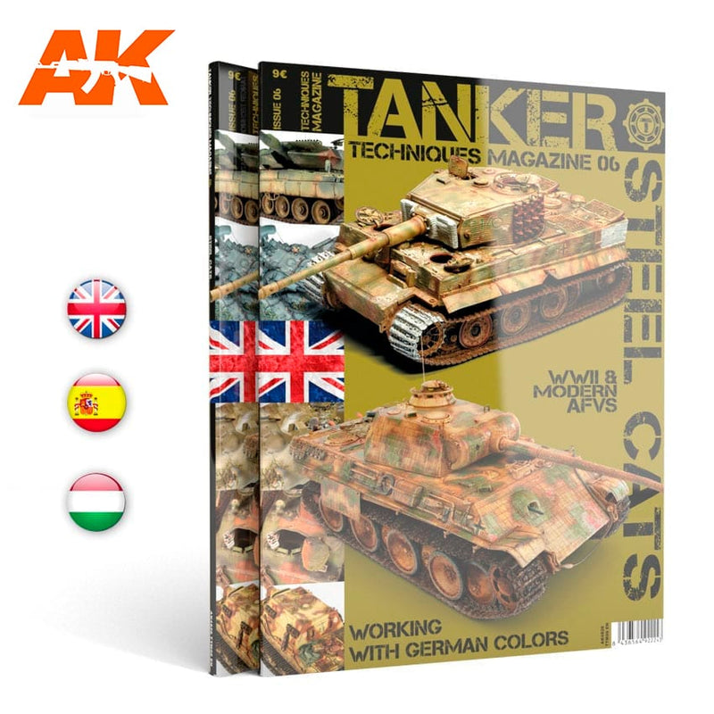 AK Interactive TANKER 06 'STEEL CATS' - English