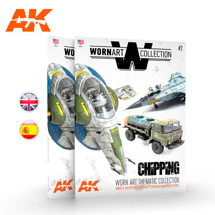 AK Interactive Worn Art Collection #02 Desconchones - Spanish | 8435568307902
