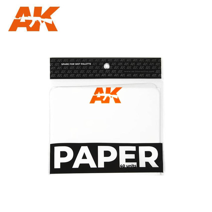 AK Interactive Paper (Wet Pallete Replacement) 40 Units. | 8435568300439