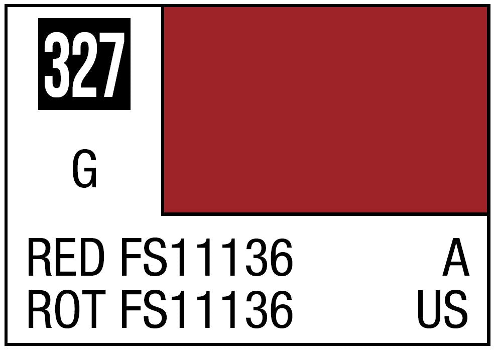 Mr Hobby Mr. Color 327 Red FS11136 (Gloss/Aircraft) - 10ml ...