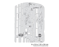 IWATA Artool Kanji Master Bamboo Freehand Airbrush Template by Dennis Mathewson | 758240138525