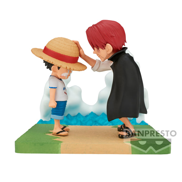 Bandai Spirits X Banpresto World Collectable Figure Log Stories - Monkey.D.Luffy & Shanks "One Piece"