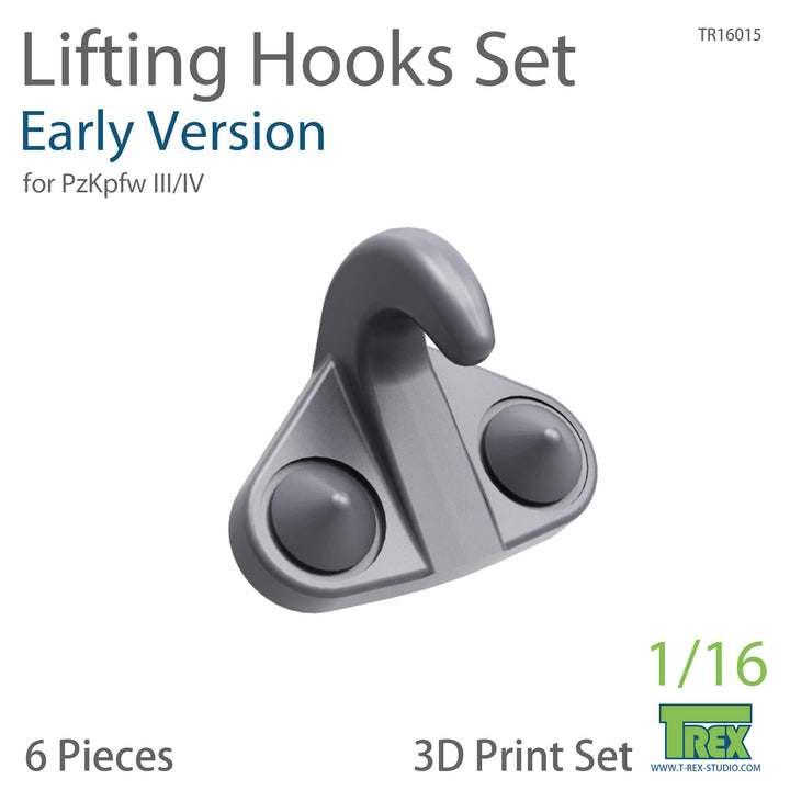 T-Rex Studio 1/16 Lifting Hooks Set (Early Version) for PzKpfw III/IV | 6973984750756