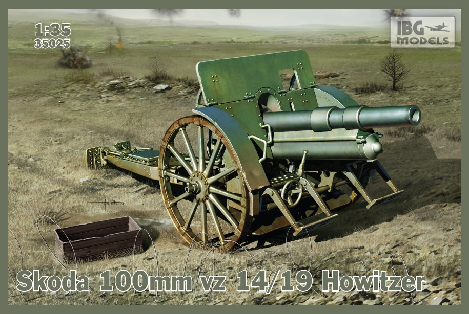 IBG Models 1/35 Skoda 100mm vz 14/19 Howitzer | 5907747900509