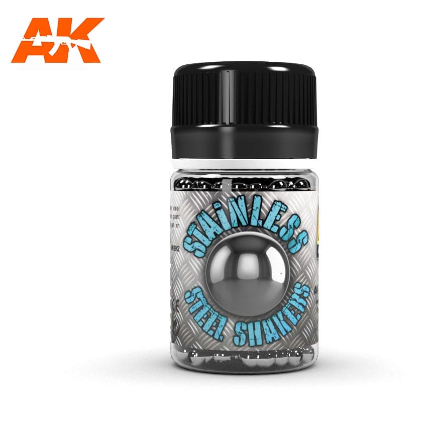 AK Interactive Stainless Steel Shakers (250 Balls) | 8436535578929