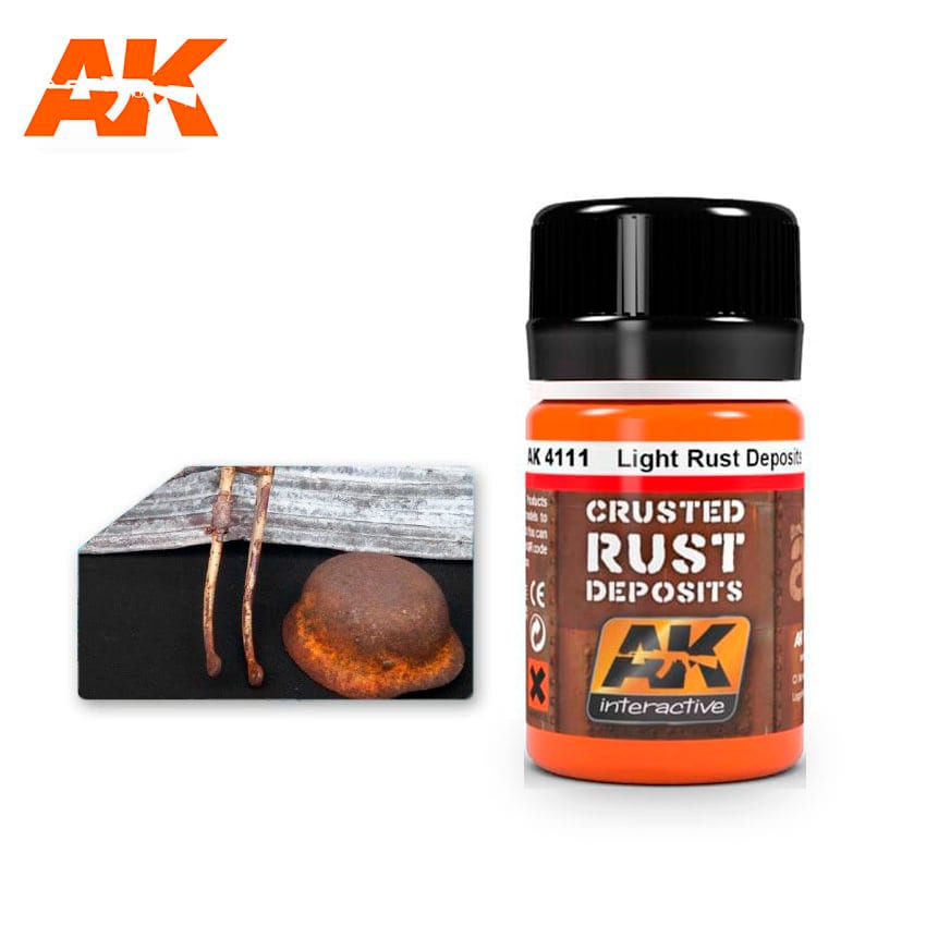 AK Interactive Light Rust Deposit | 8436535575348