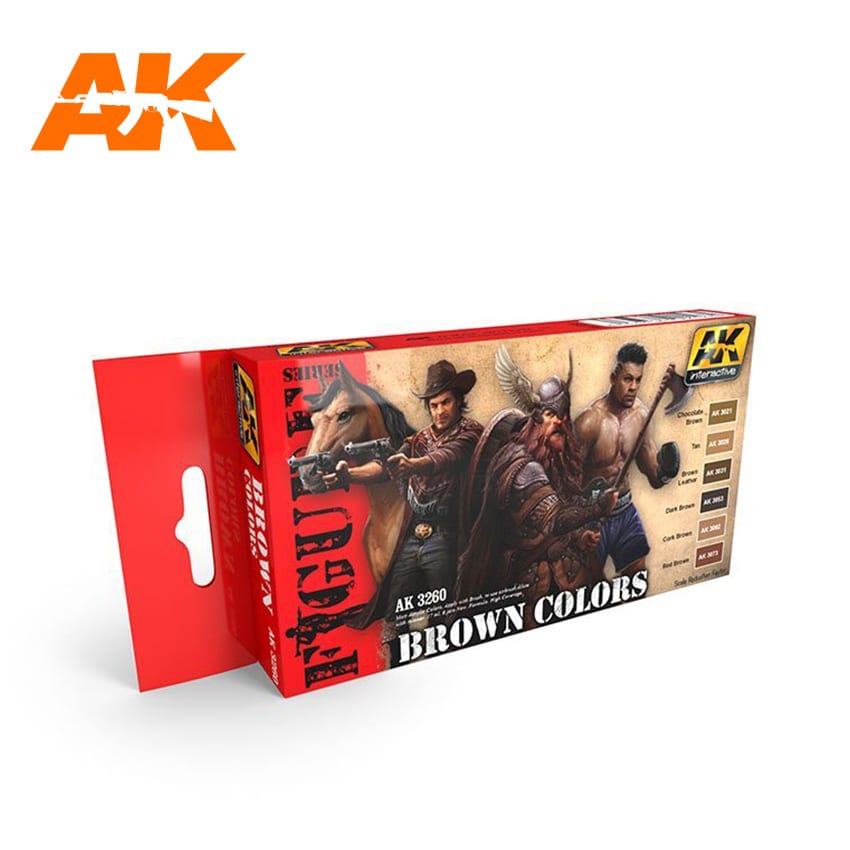 AK Interactive Brown Colors | 8436564921284