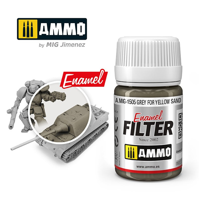 Ammo Mig Grey for Yellow Sand