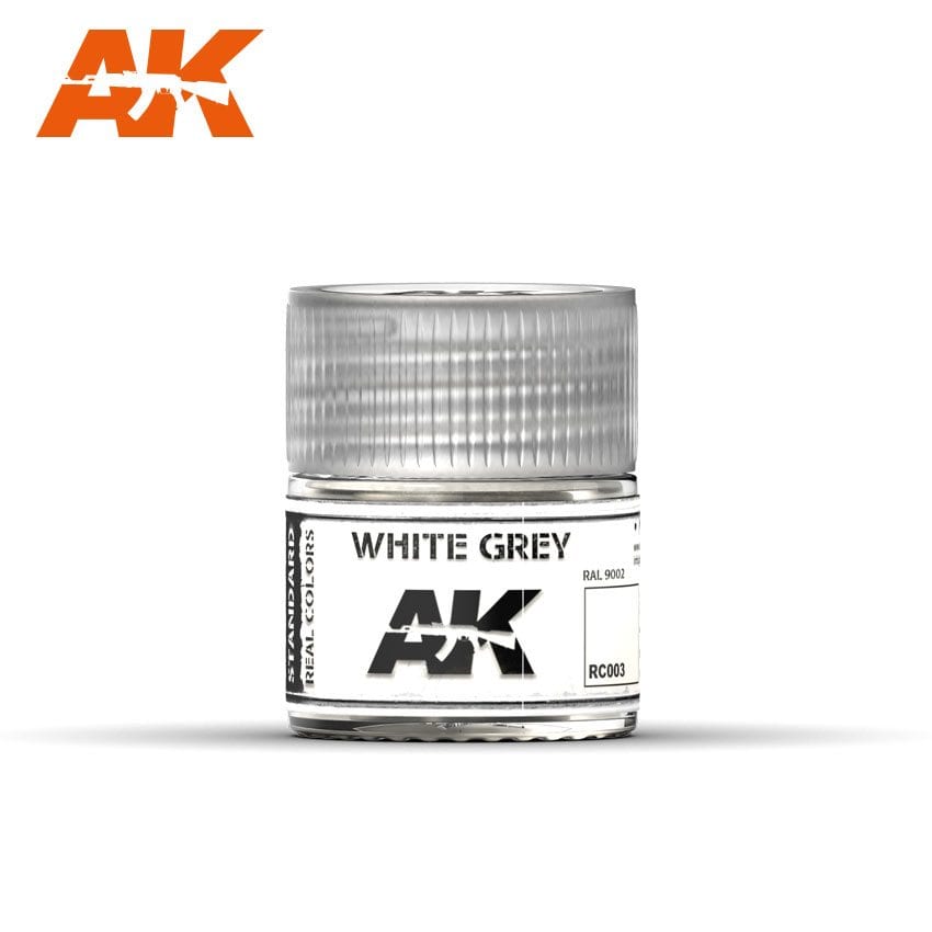 AK Interactive Real Colors White Grey 10ml | 8436564922342