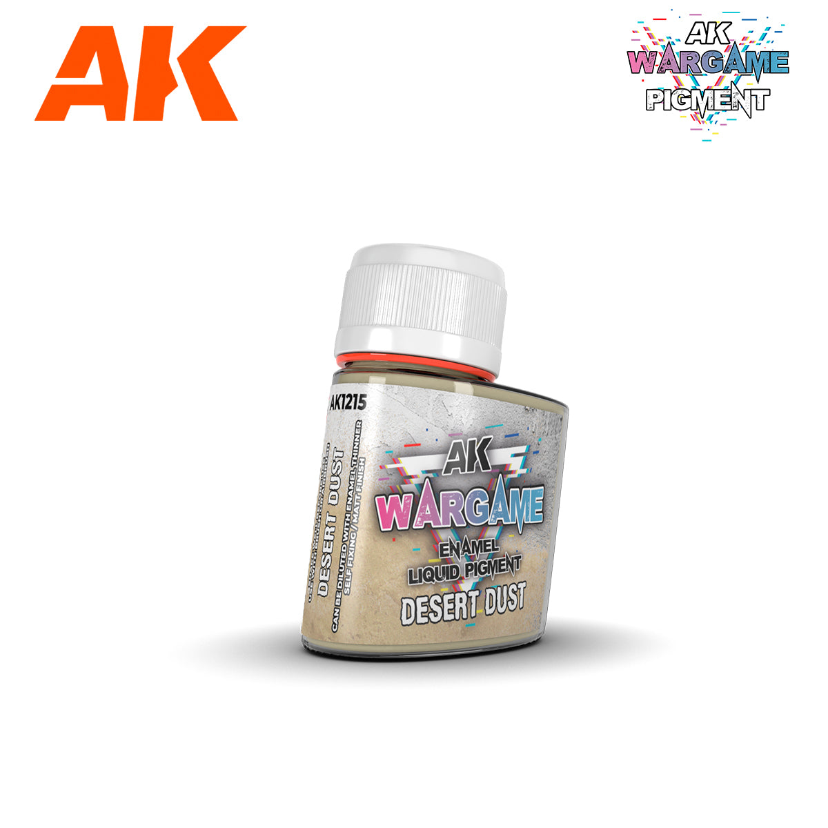AK Interactive Wargame Enamel Liquid Pigments Desrt Dust 35ml