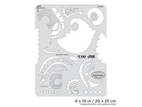 IWATA Artool Tiki Master II Tiki Joe Freehand Airbrush Template by Dennis Mathewson | 758240132929